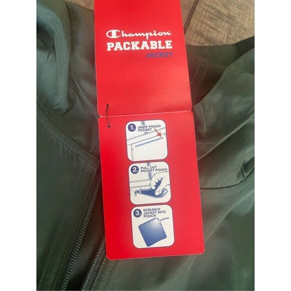 Champion youth windbreaker packable size LG 10/12 NWT - Picture 8 of 8